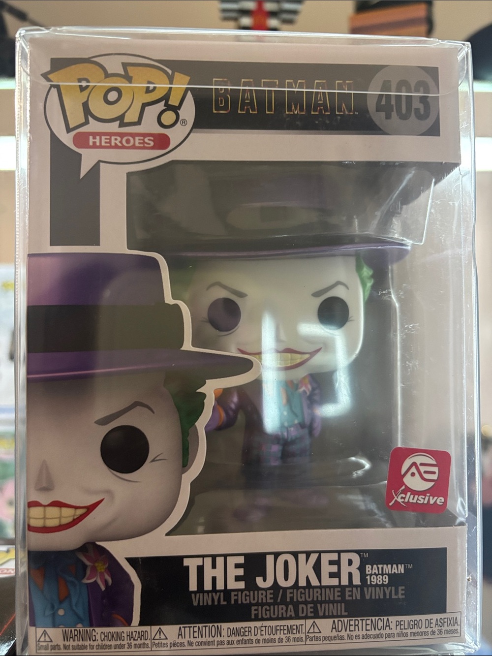 Funko Pop! Joker in Purple Suit and Green Hair